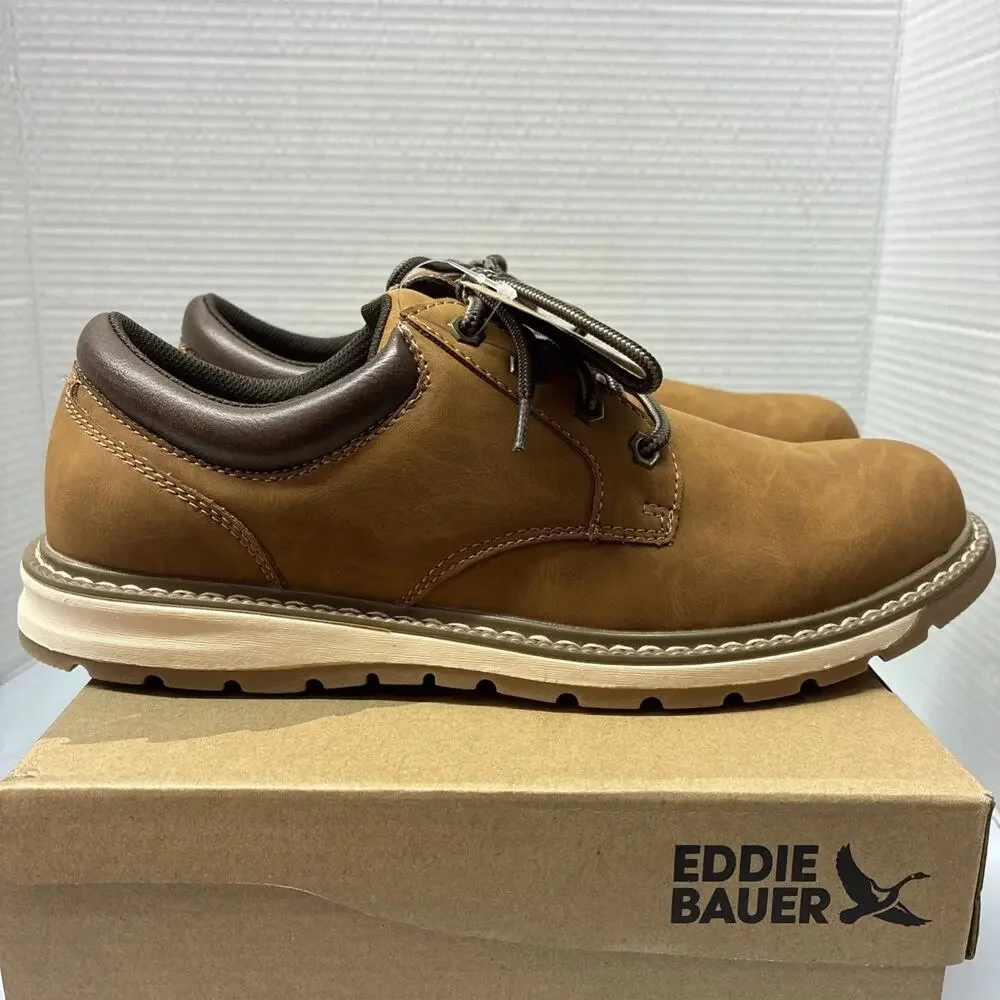 Eddie Bauer Men’s Bowditch Brown Casual Shoes Men’s Size 9.5 Medium, New In Box